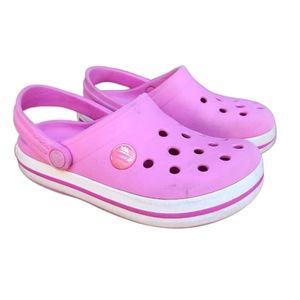 Pink Crocs